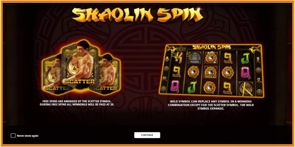 Игровой слот Shaolin Spin