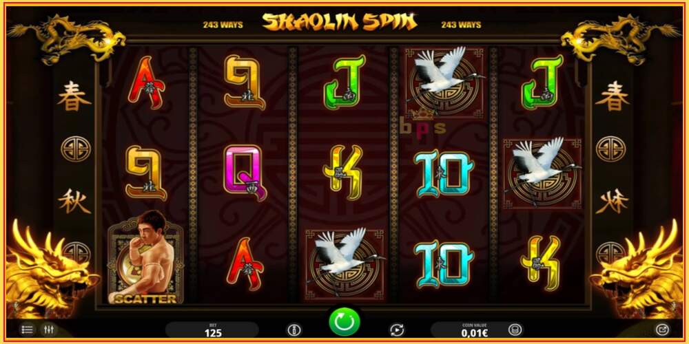 Игровой слот Shaolin Spin