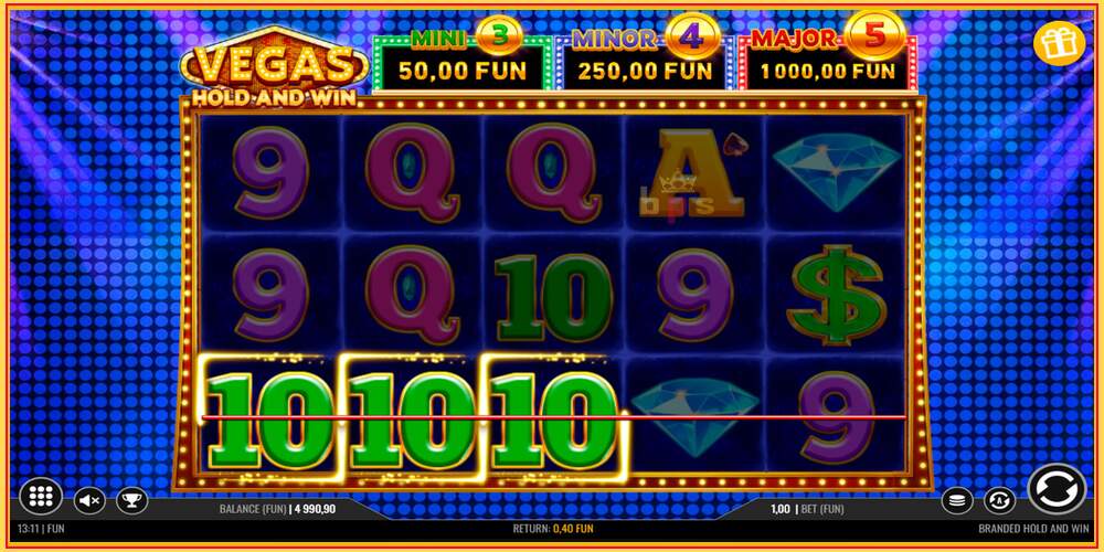 Oyin uyasi Vegas Hold and Win