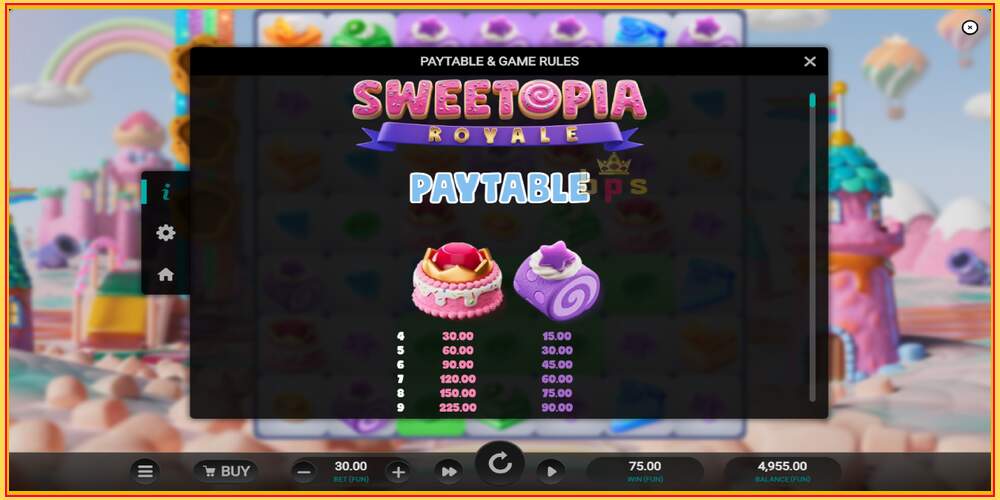 Խաղի բնիկ Sweetopia Royale