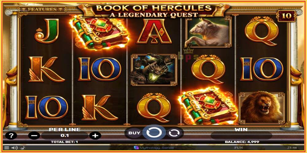 游戏老虎机 Book of Hercules - A Legendary Quest