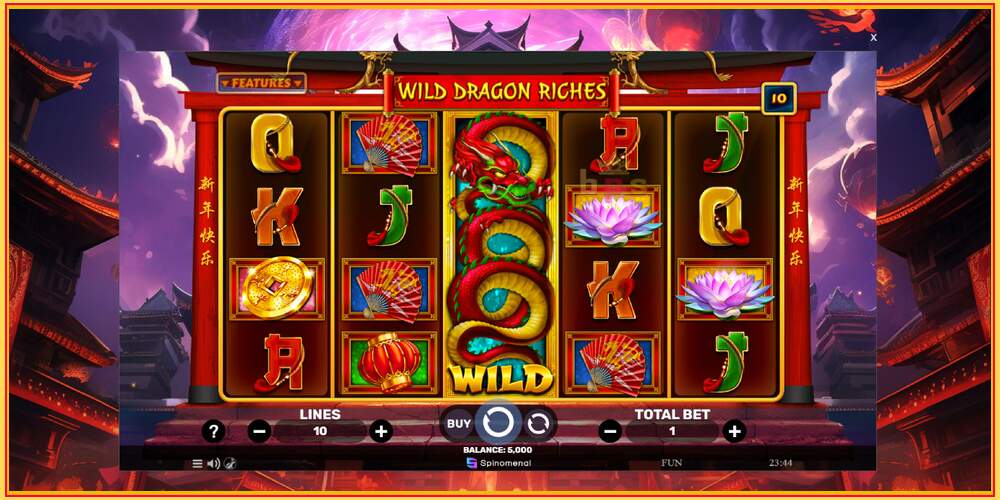 Ковокии бозӣ Wild Dragon Riches