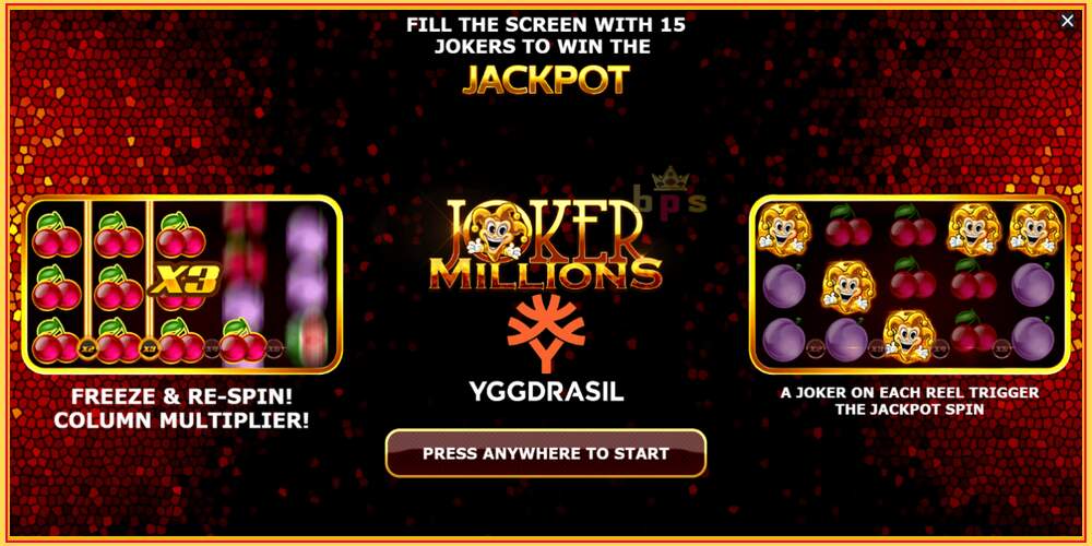 Игровой слот Joker Millions