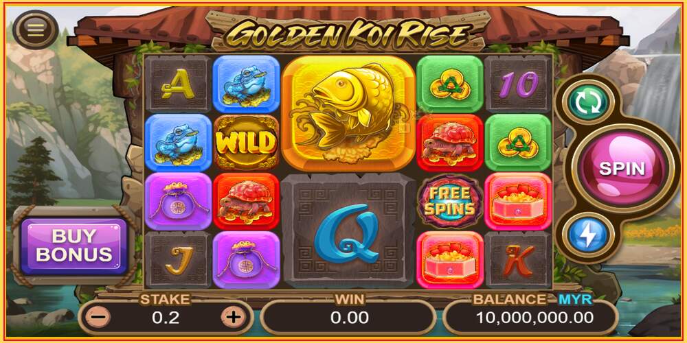 រន្ធហ្គេម Golden Koi Rise