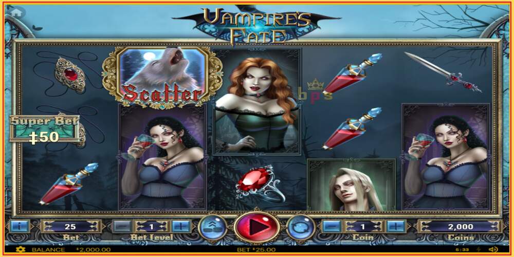 Játék slot Vampires Fate