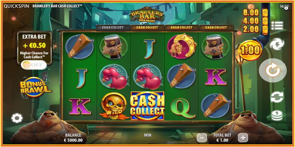 Tragamonedas de juego Brawlers Bar Cash Collect