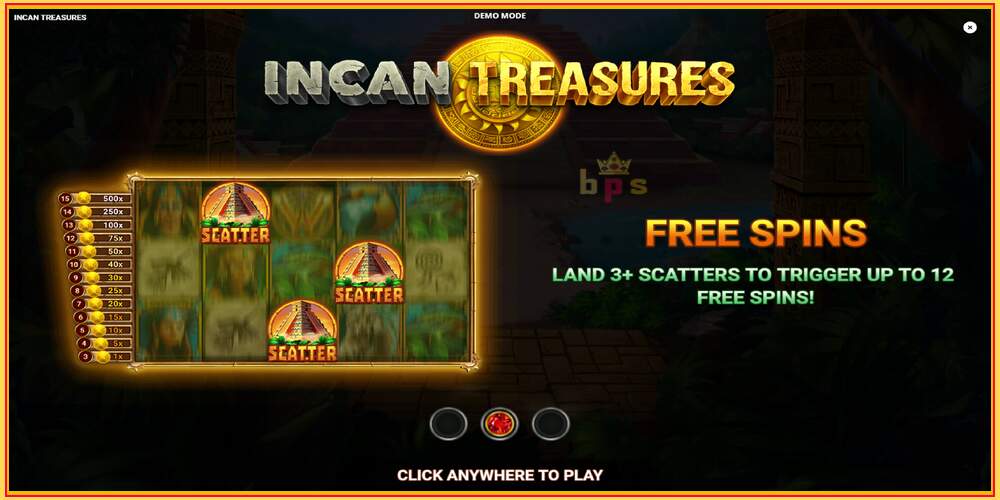 Slot de joc Incan Treasures