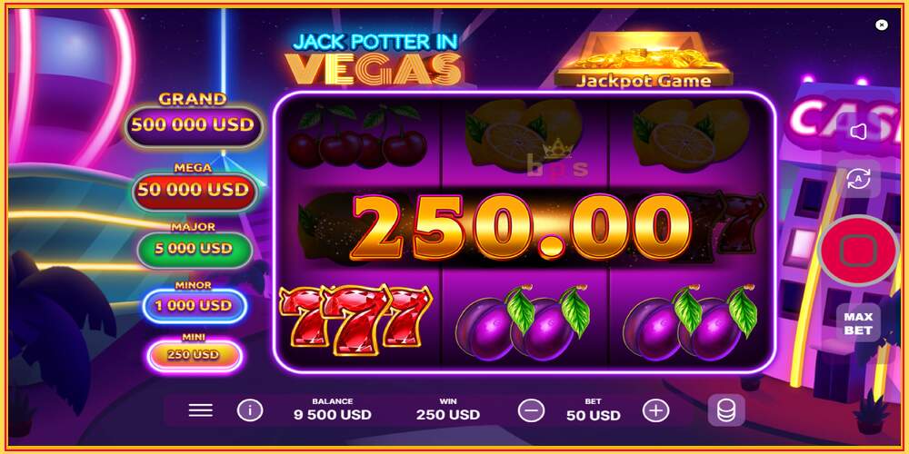 ゲームスロット Jack Potter in Vegas