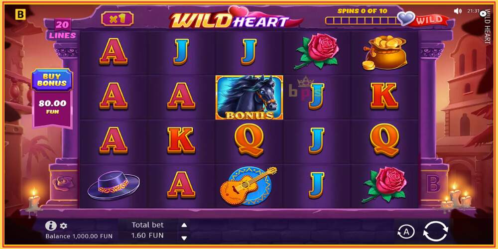 រន្ធហ្គេម Wild Heart