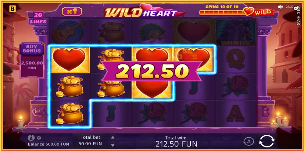 Slot de joc Wild Heart