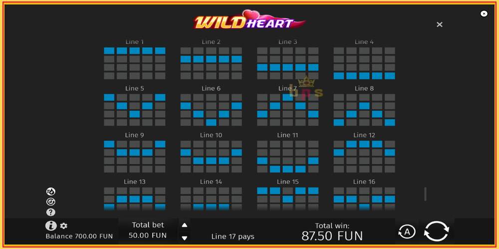 Slot permainan Wild Heart