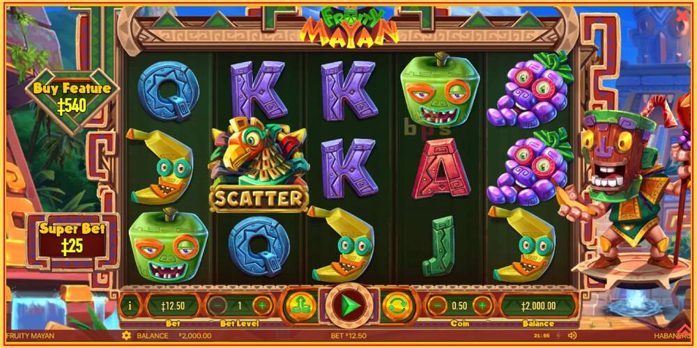 Slot permainan Fruity Mayan