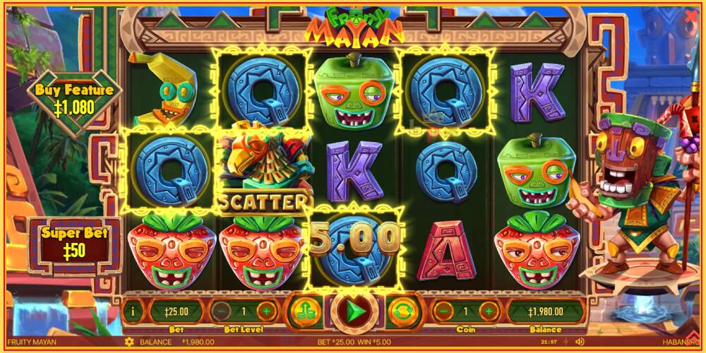 Slot permainan Fruity Mayan