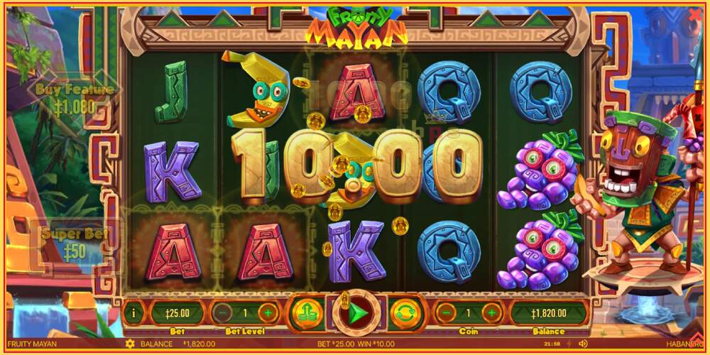 Slot permainan Fruity Mayan