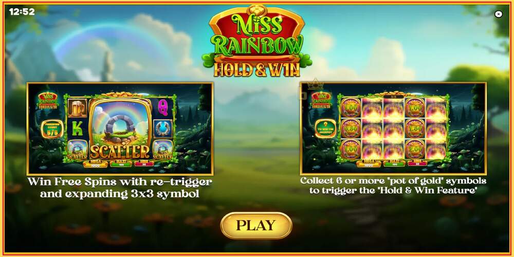 Slot de jogo Miss Rainbow: Hold & Win