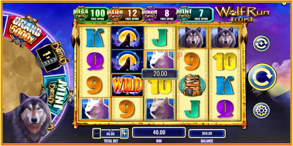 Slot de jogo Wolf Run Eclipse