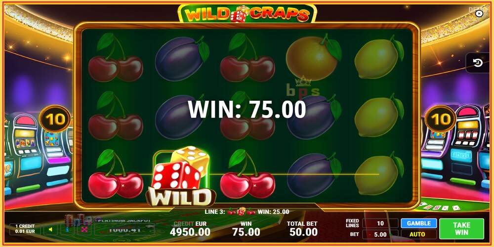 เกมสล็อต Wild Craps