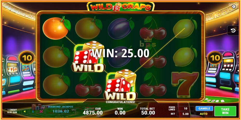 เกมสล็อต Wild Craps