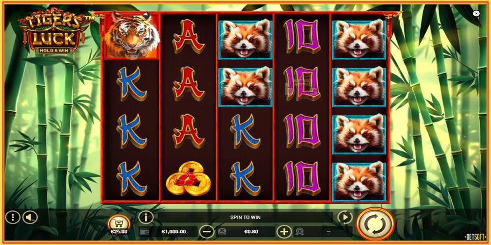 Tragamonedas de juego Tigers Luck