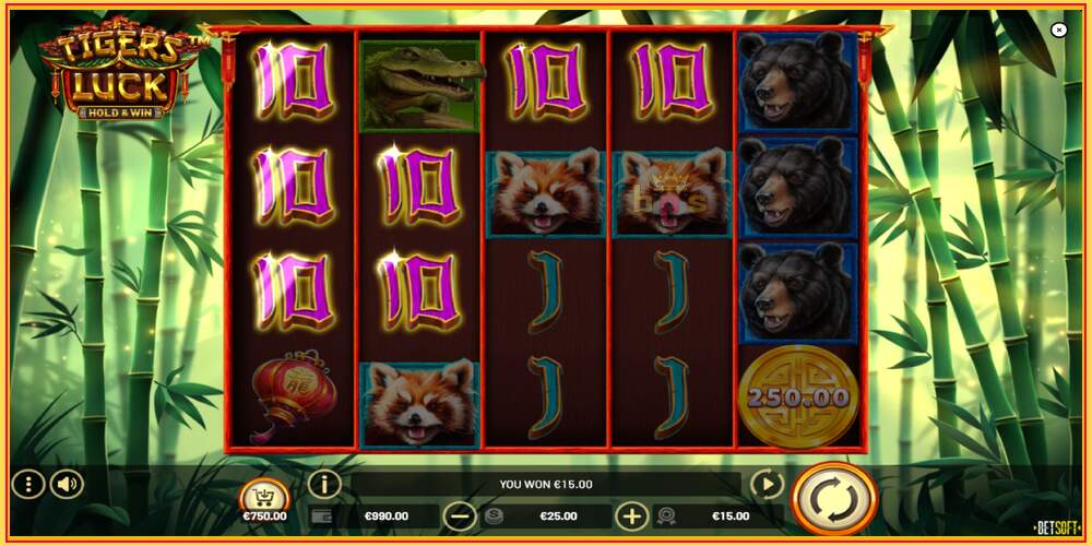 Tragamonedas de juego Tigers Luck