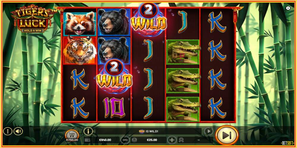 Tragamonedas de juego Tigers Luck