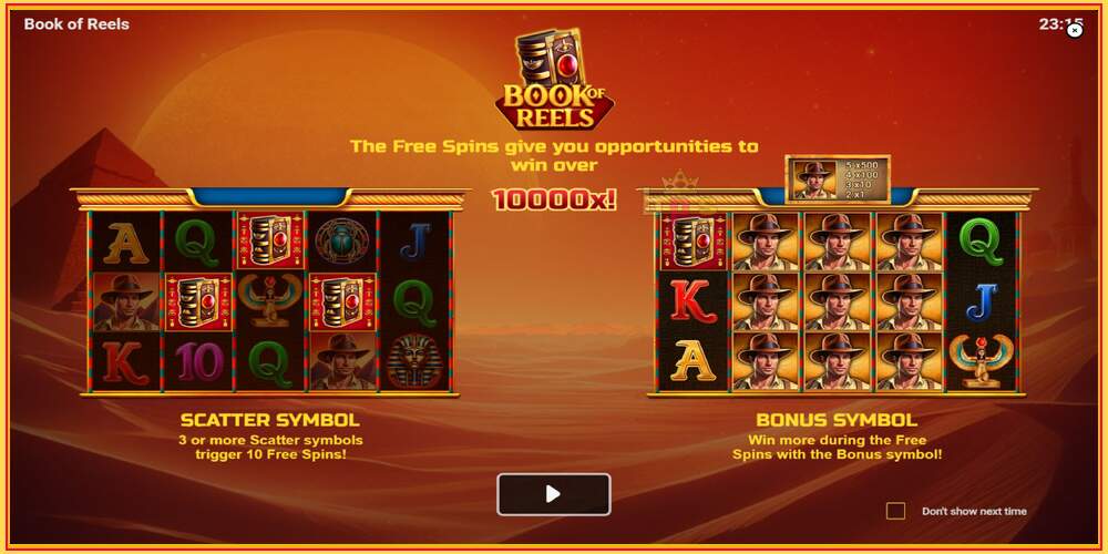 Slot permainan Book of Reels