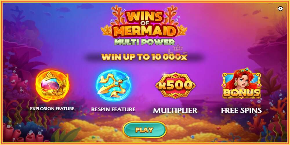 រន្ធហ្គេម Wins of Mermaid Multi Power