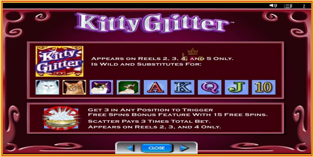 गेम स्लॉट Kitty Glitter