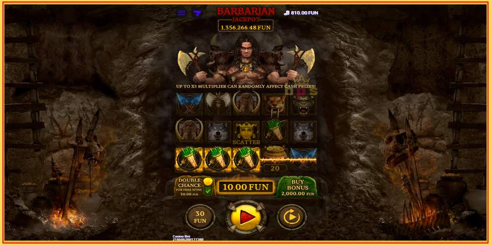 Игровой слот Barbarian