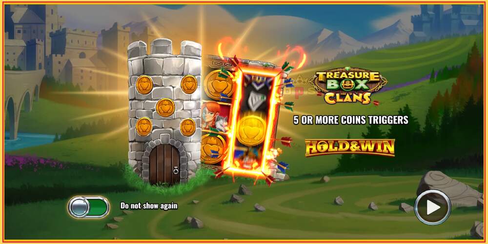 Slot permainan Treasure Box Clans