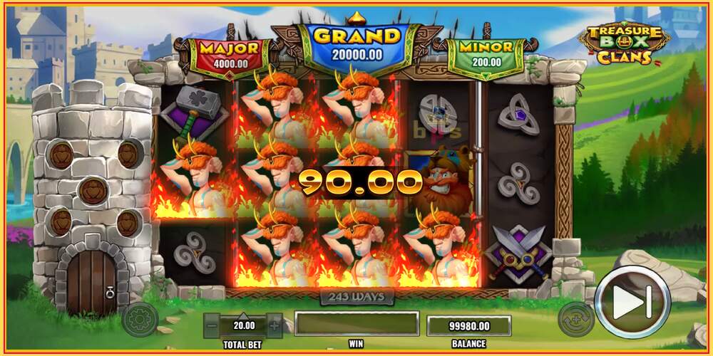 Slot permainan Treasure Box Clans