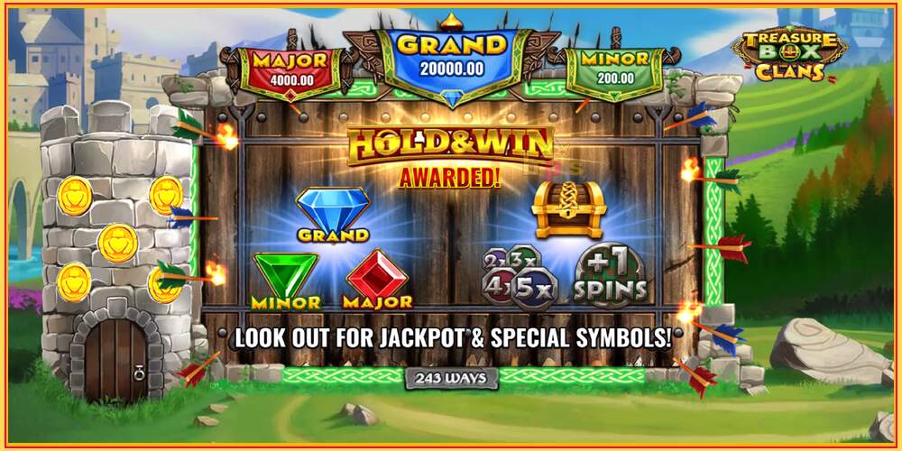 Slot permainan Treasure Box Clans