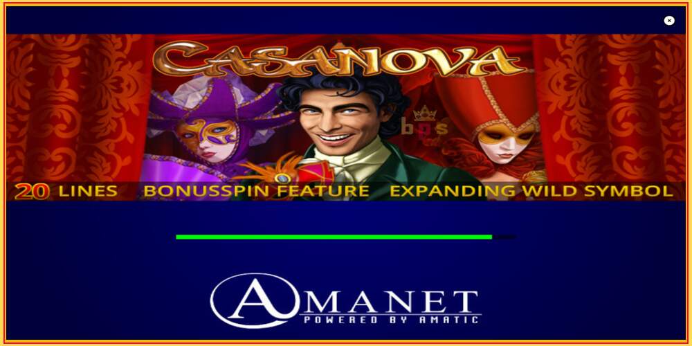 Игровой слот Casanova