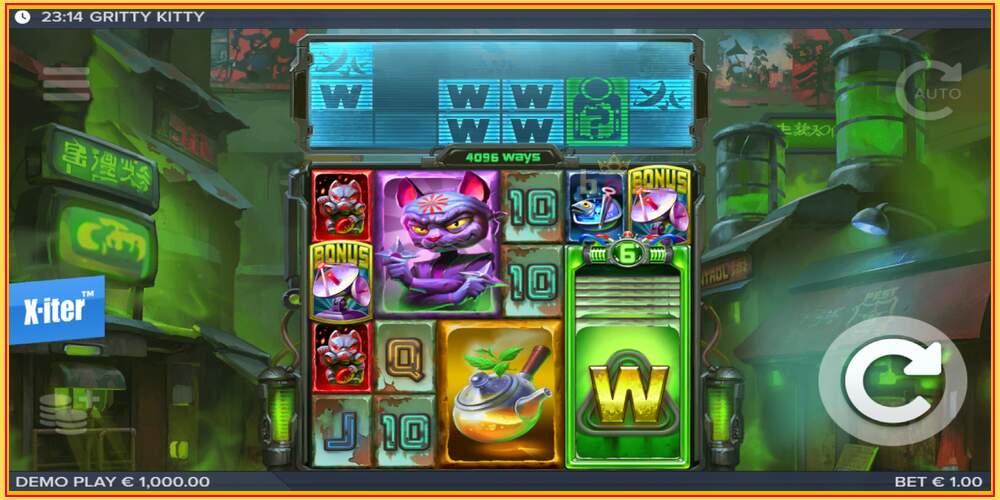 Slot de joc Gritty Kitty of Nitropolis