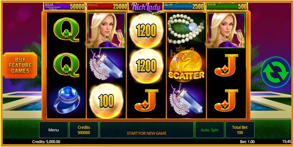 Slot de jogo Rich Lady Deluxe