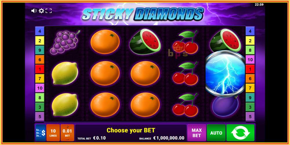 Игровой слот Sticky Diamonds