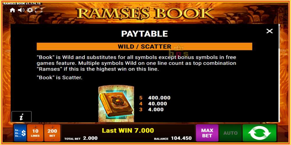 Игровой слот Ramses Book