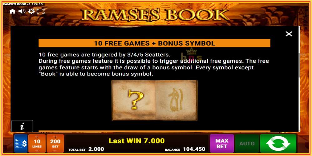 Игровой слот Ramses Book