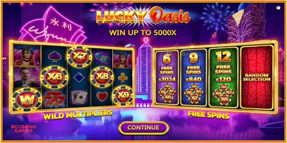 Slot permainan Lucky Oasis