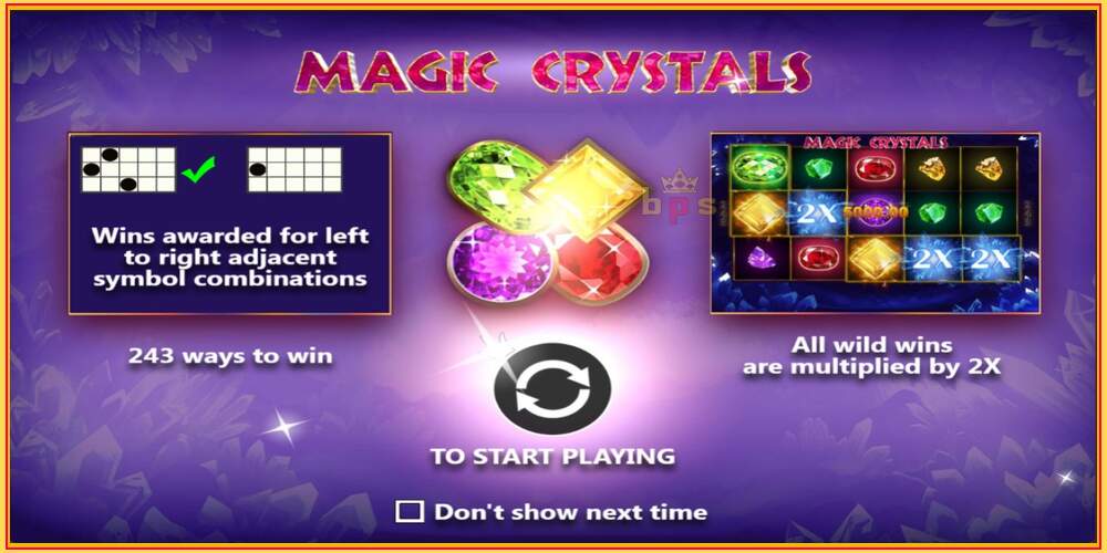 Игровой слот Magic Crystals