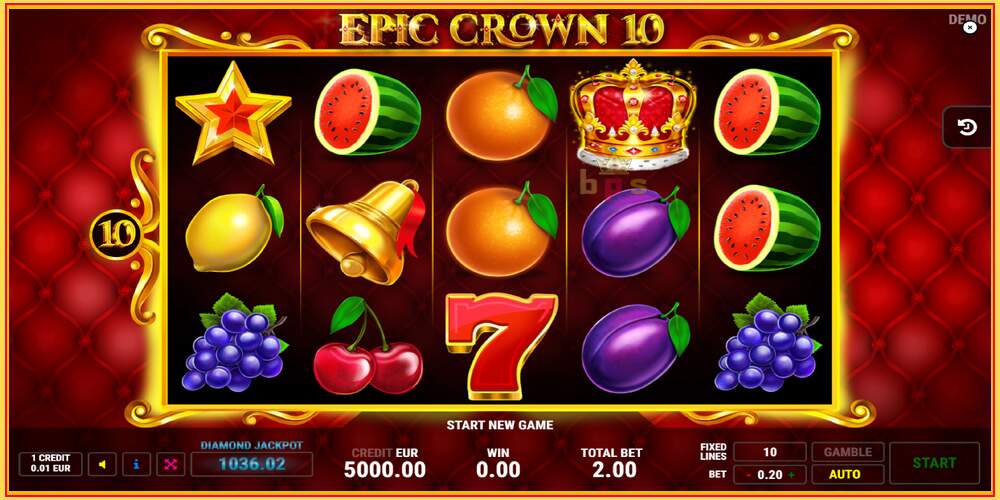 ක්‍රීඩා තව් Epic Crown 10