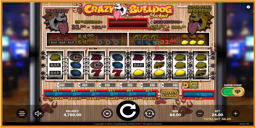 Game slot Crazy Bulldog