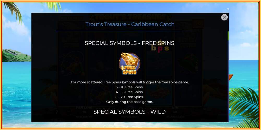 Pelipaikka Trouts Treasure Caribbean Catch