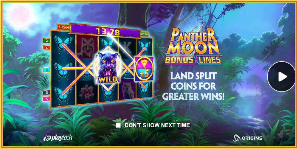 Slot de xogo Panther Moon: Bonus Lines