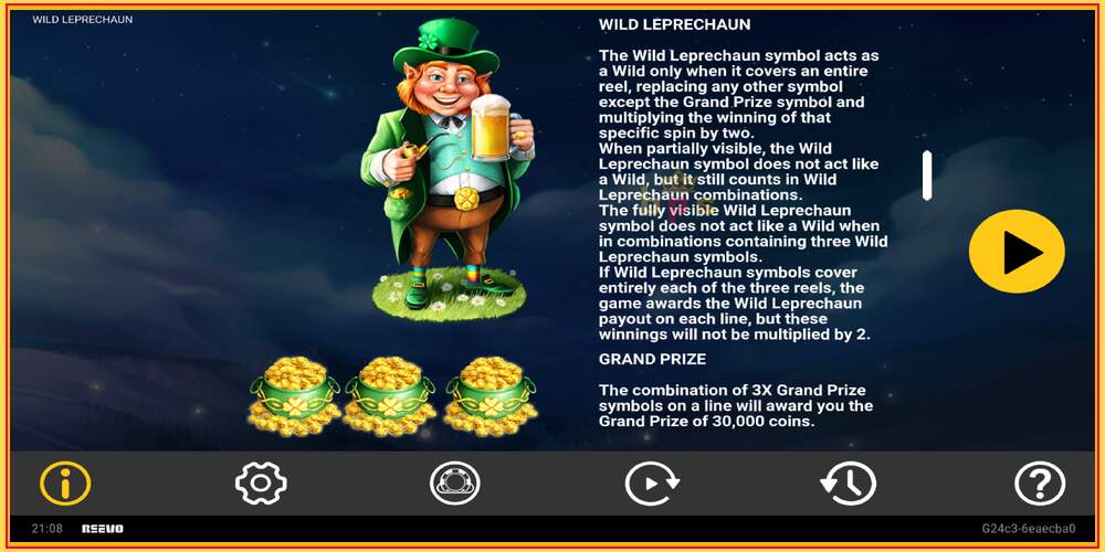 Spielautomat Wild Leprechaun