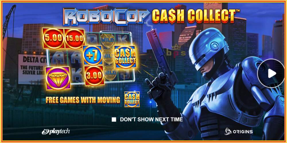 Слот за игра RoboCop: Cash Collect