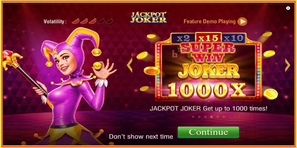 Žaidimo lizdas Jackpot Joker