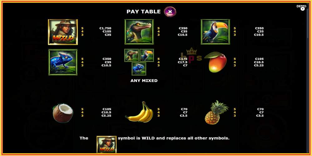 Slot di gioco Jungle Break