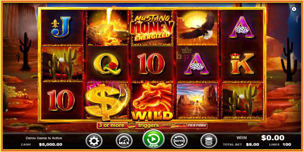 Slot di gioco Mustang Money Energized