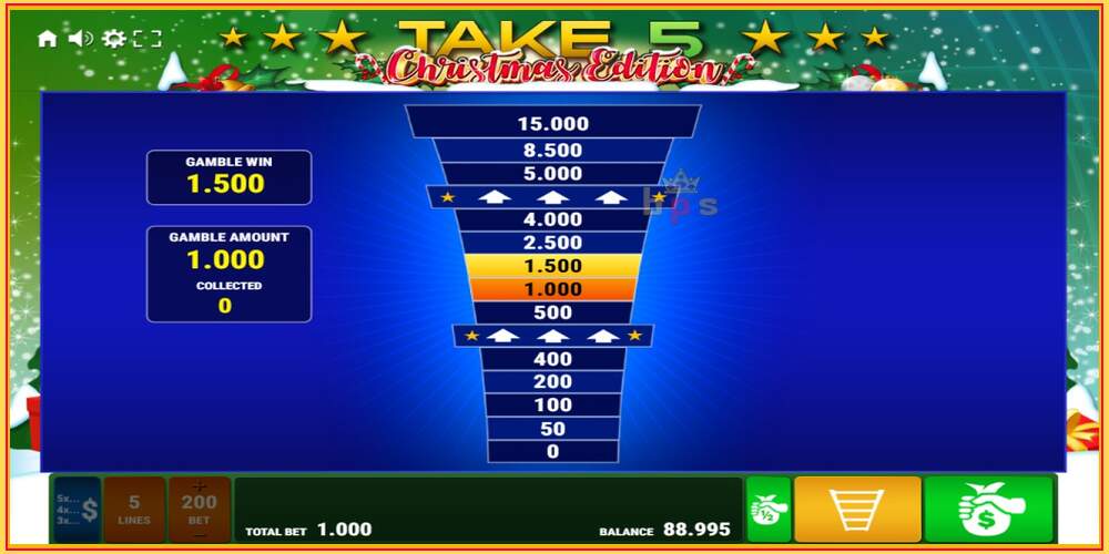 Игровой слот Take 5 Christmas Edition